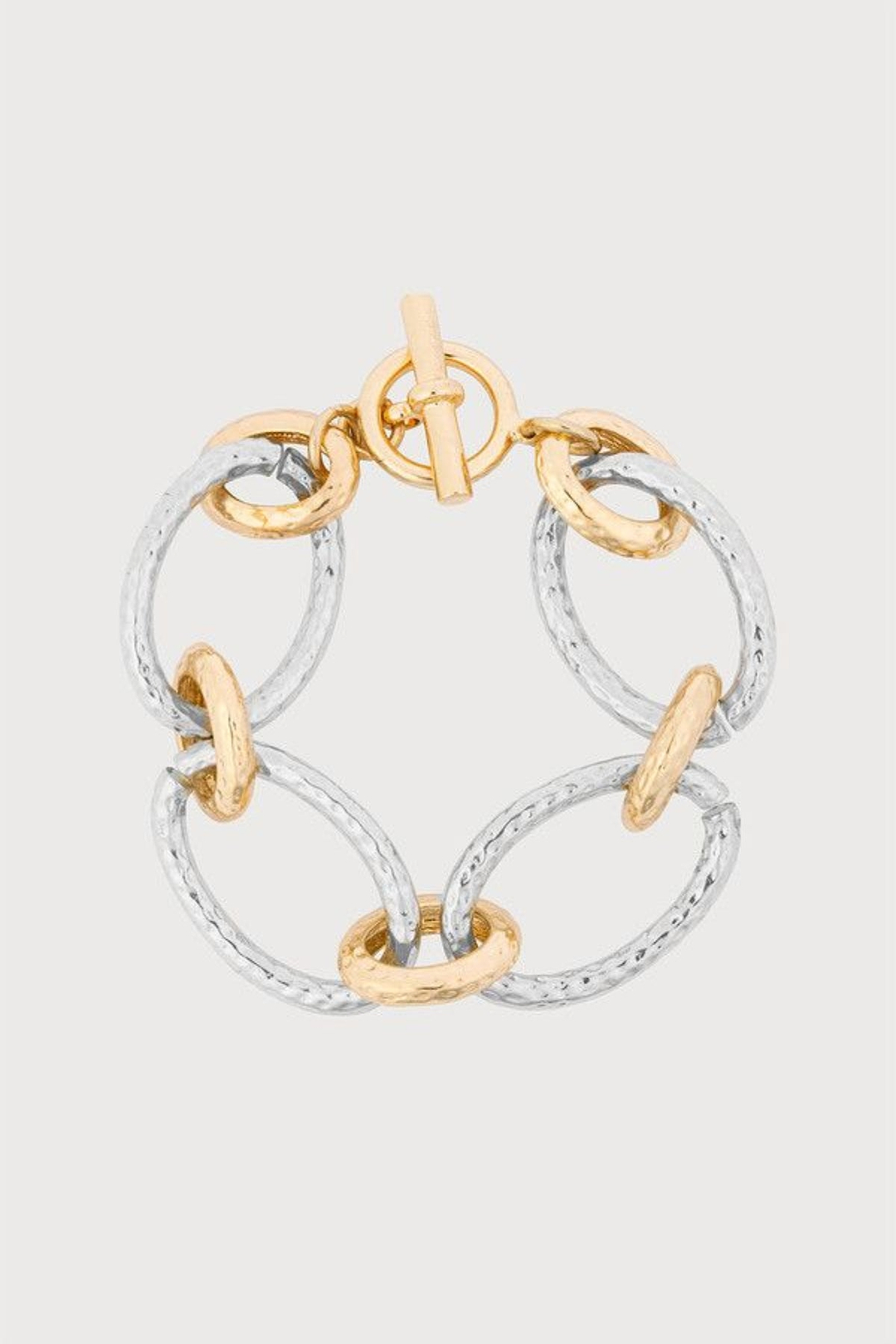 Mixed Metal Bracelet - Silver Gold