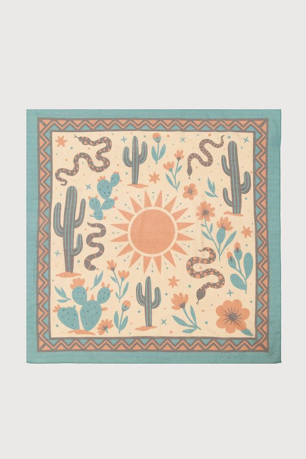 Kalahari Oversized Bandana - Multi