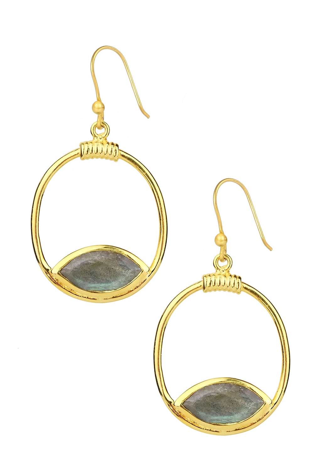 Pendant Drop Earring - Gold