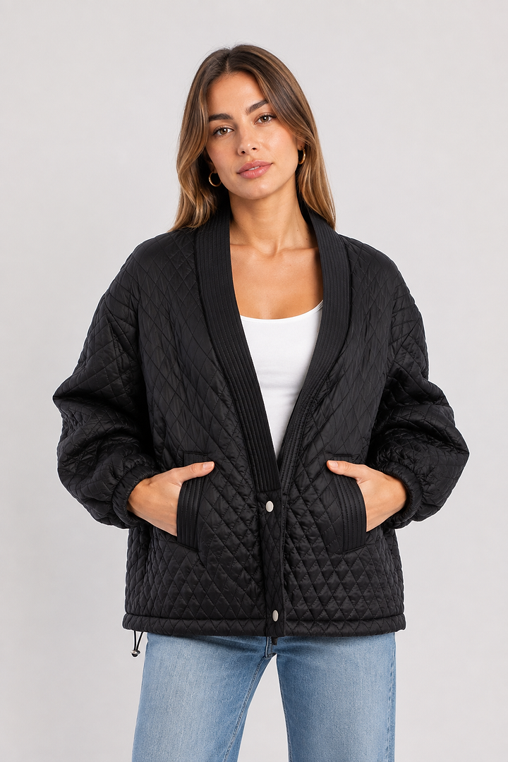 Diamond Quilted Jacket