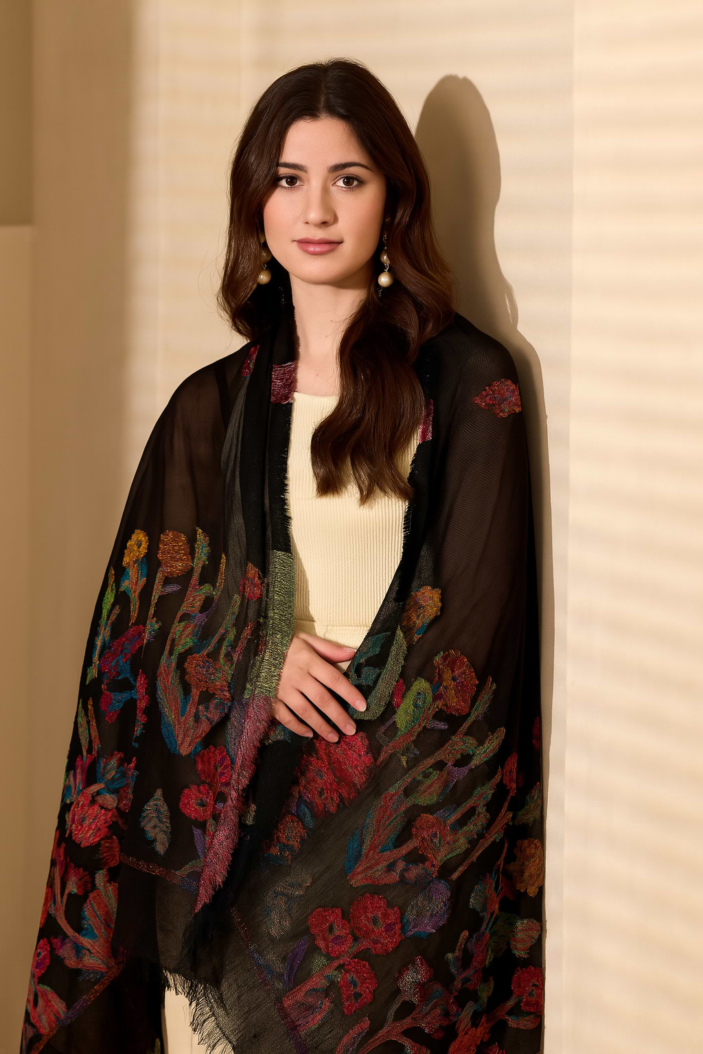 Psychedelic Scarf - Black