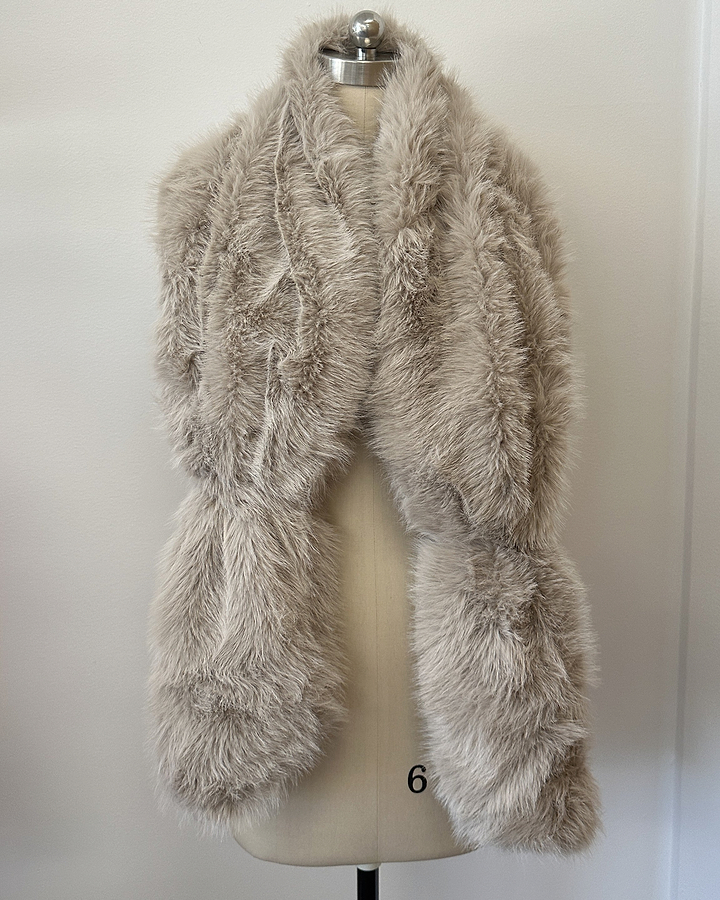 Faux Fur Shawl Scarf