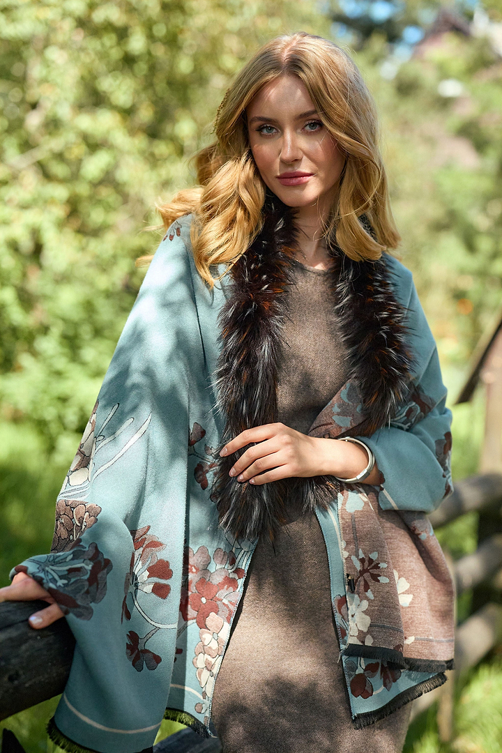Bloom Reversible Fur Scarf