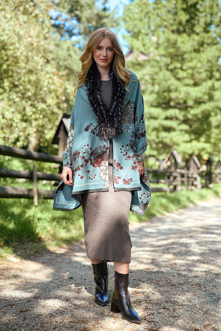 Bloom Reversible Fur Scarf