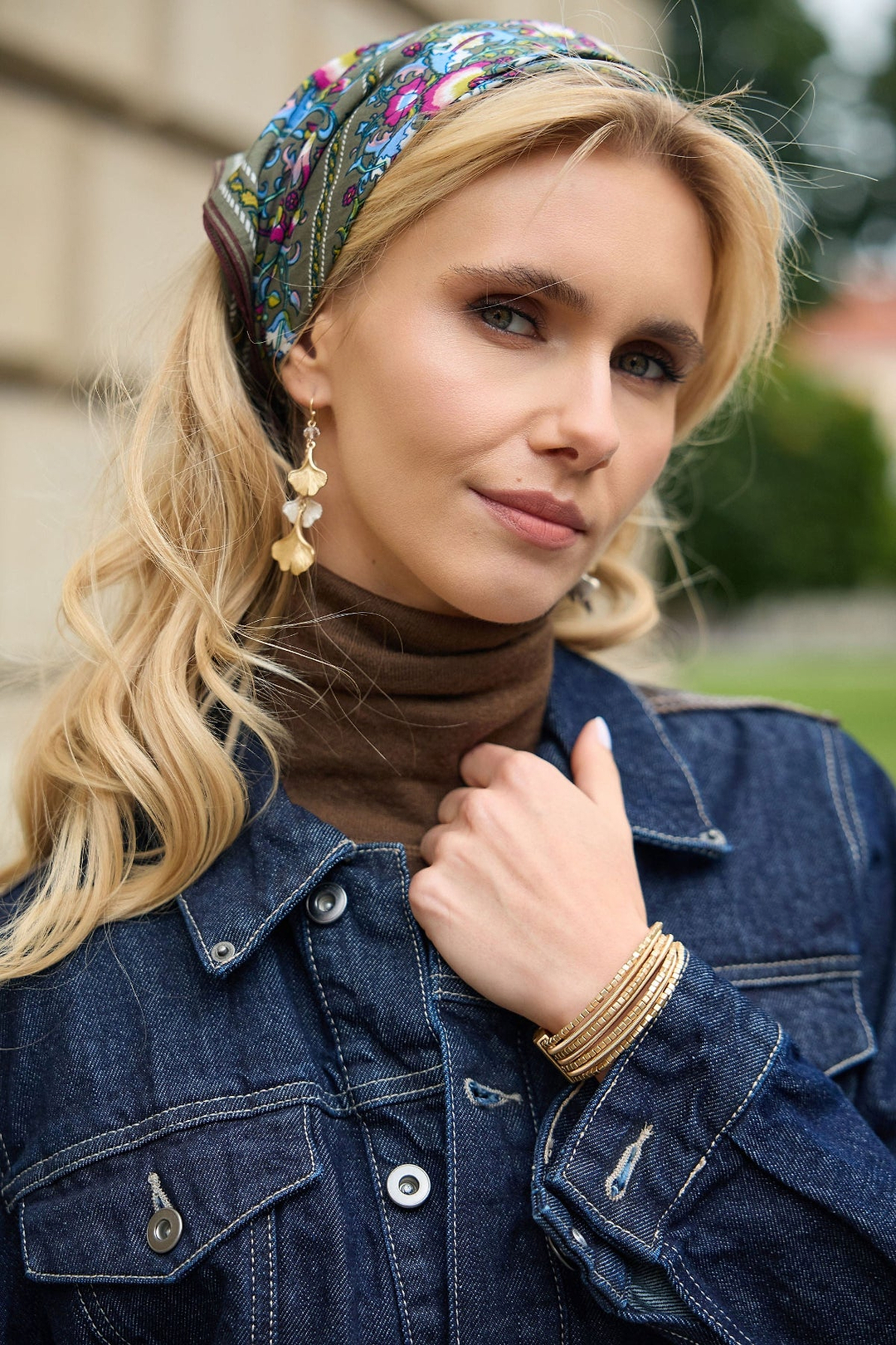 Tagore Bandana - Olive