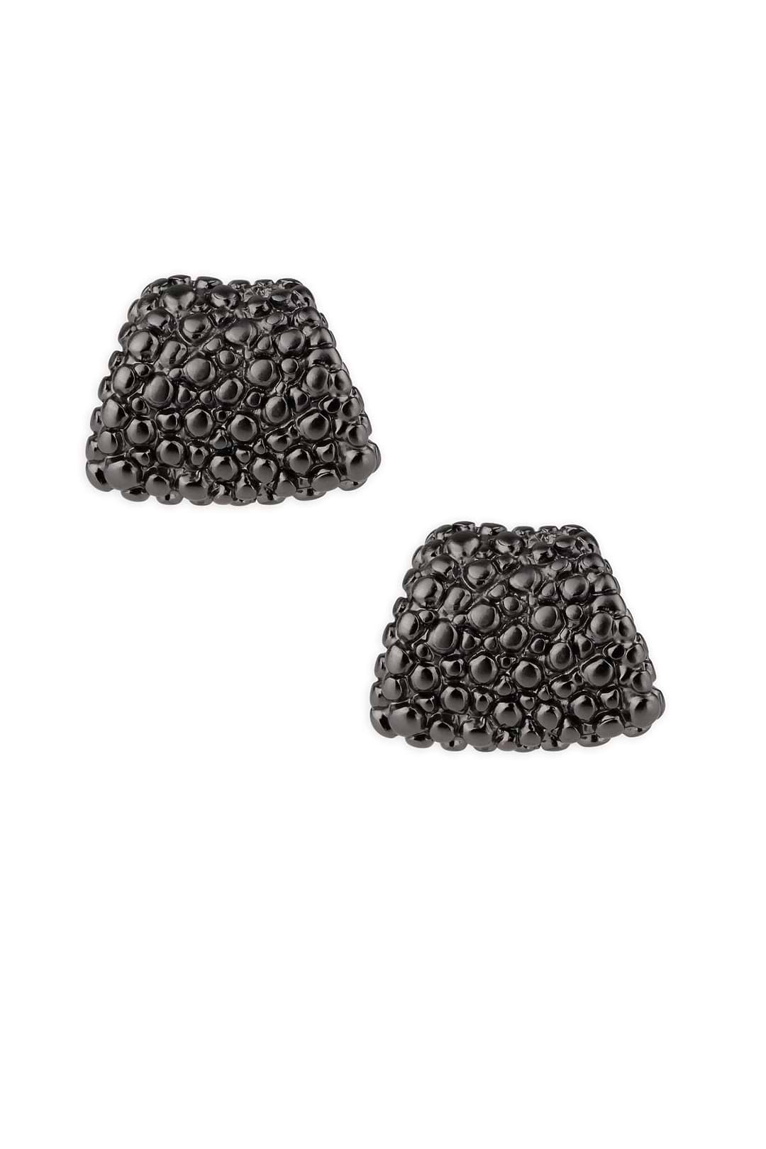 Hazy Stud Earrings - Gunmetal