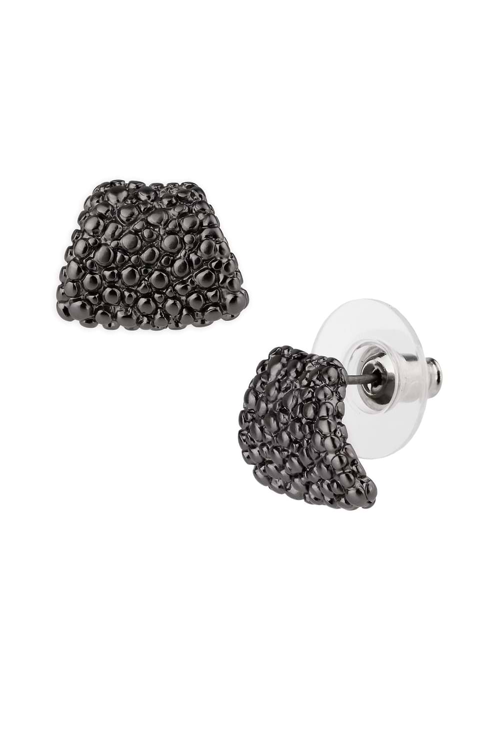 Hazy Stud Earrings - Gunmetal