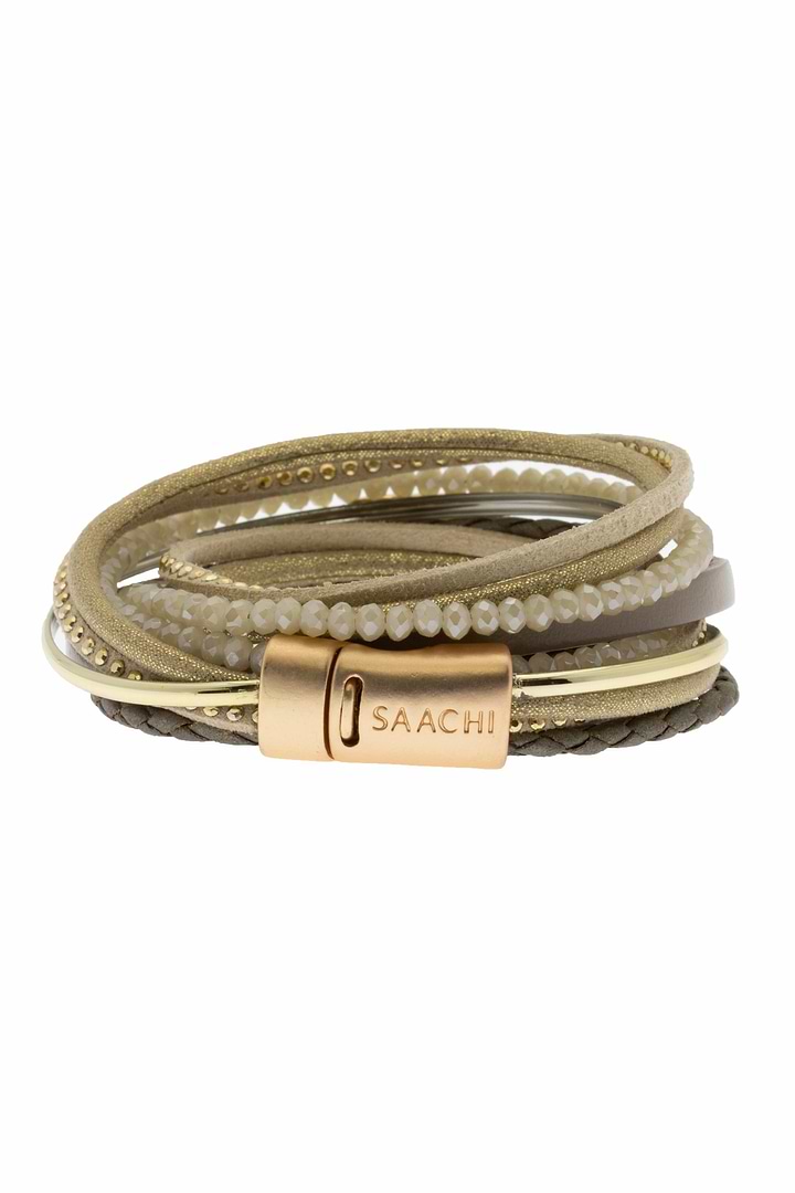 Endless Dream Double Wrap Bracelet - Dim Gray