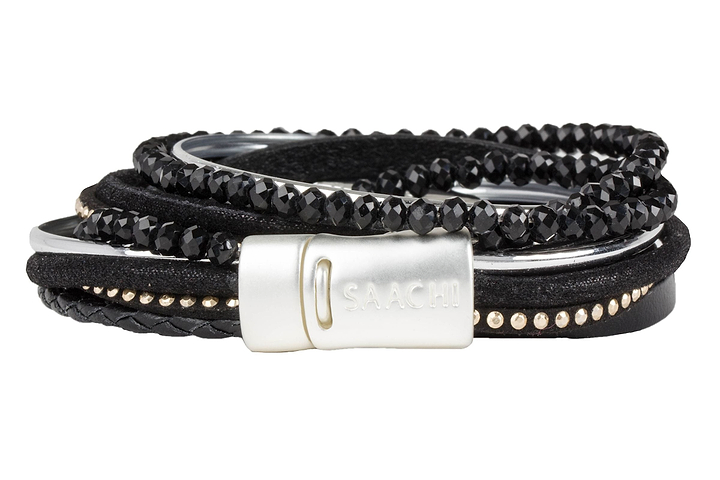 Endless Dream Double Wrap Bracelet - Black
