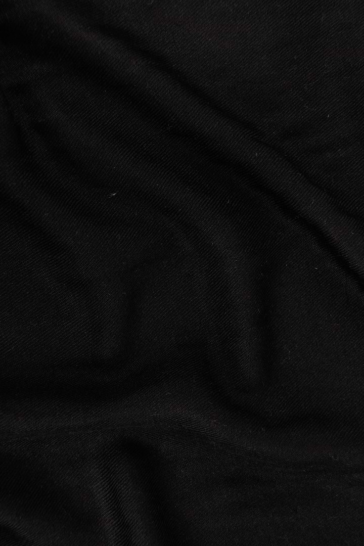 Cashmere Silk Scarf Black