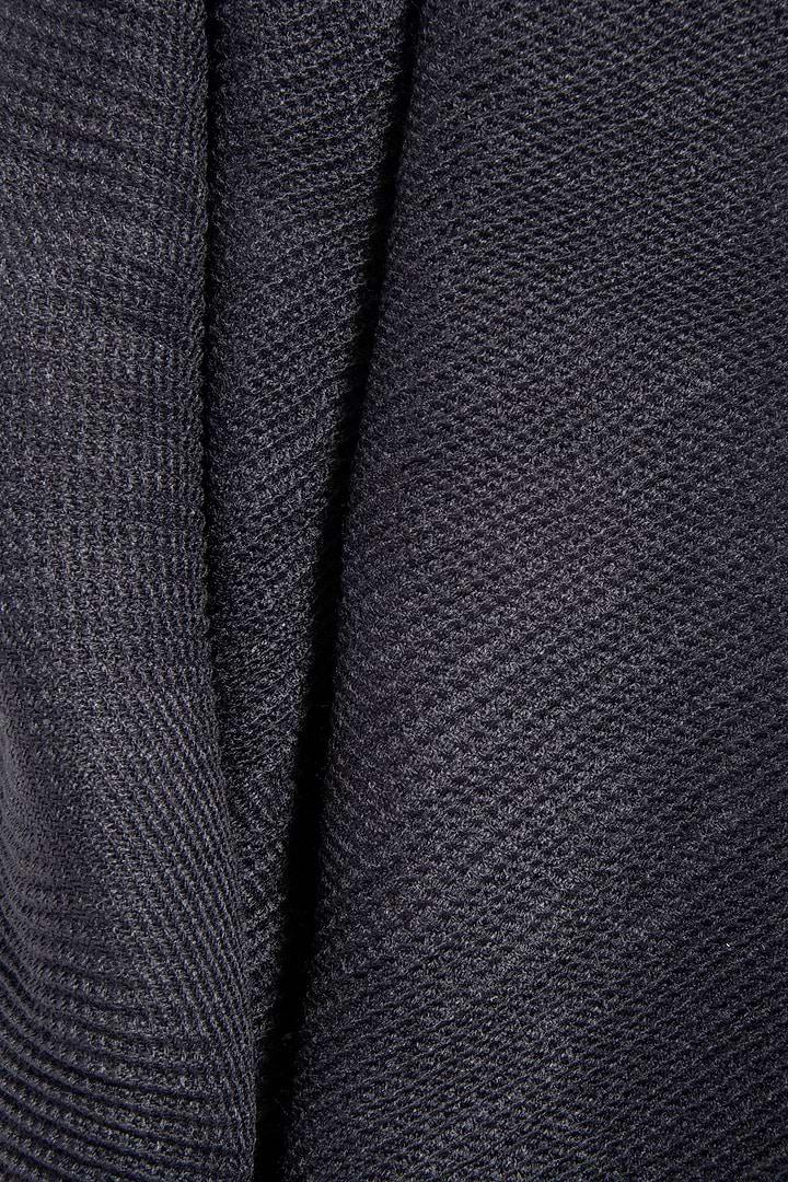 Bias Solid Scarf - Black