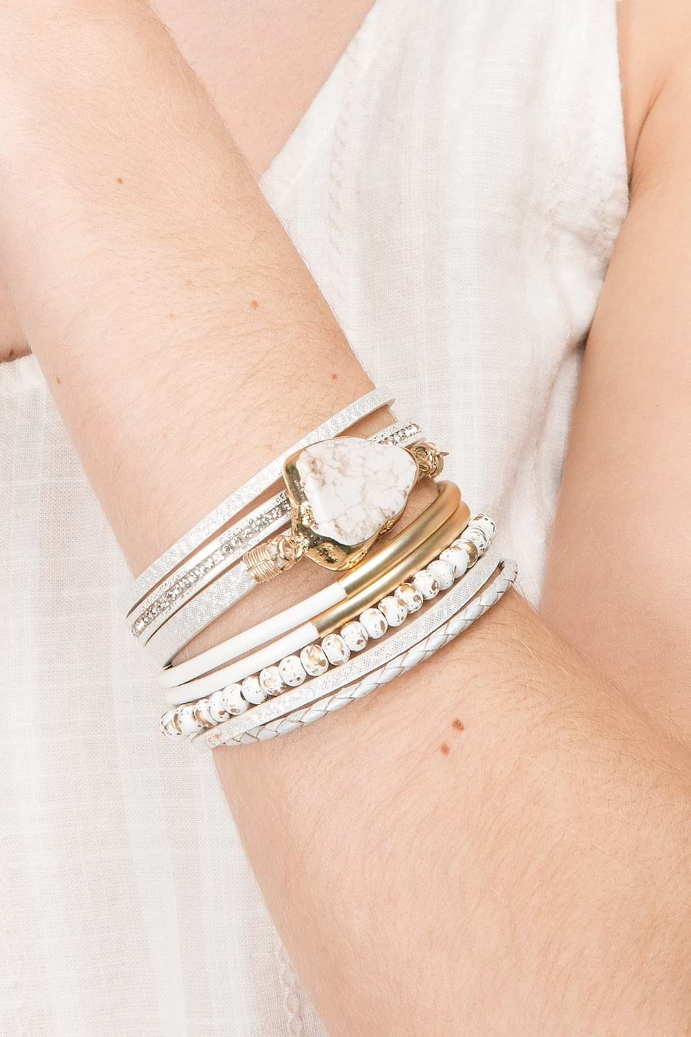 Aria Bracelet - White