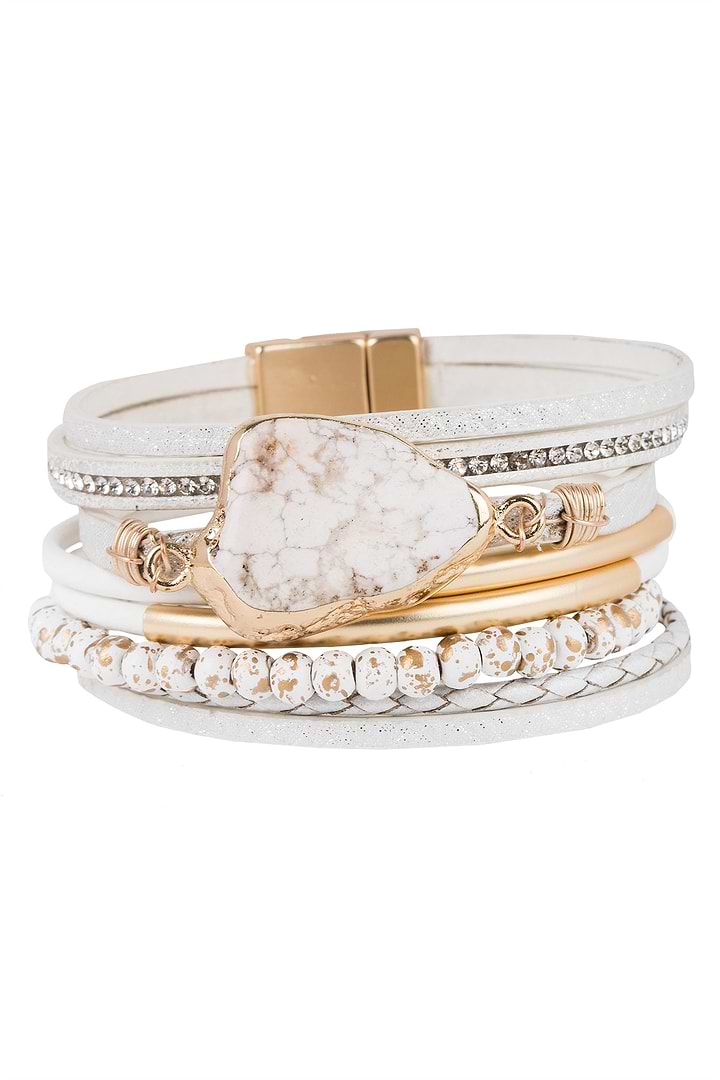 Aria Bracelet - White