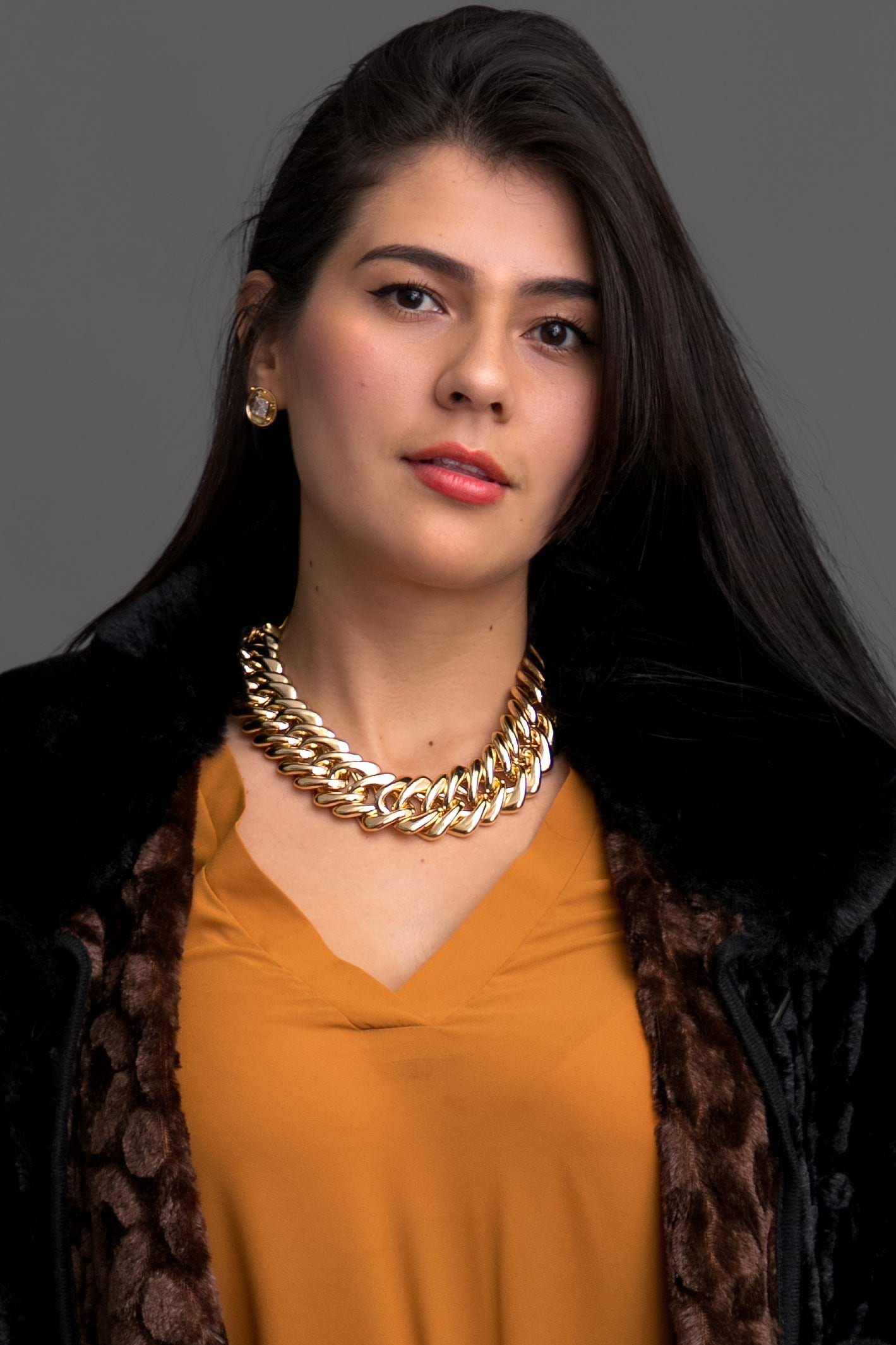 Chunky Gold Chain Statement Necklace - Gold