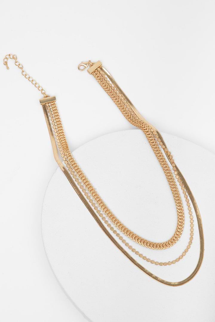 Multi Layer Gold Chain Necklace