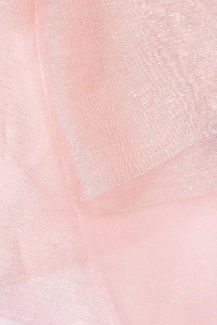 Sparkle Sheer Social Wrap Light Pink