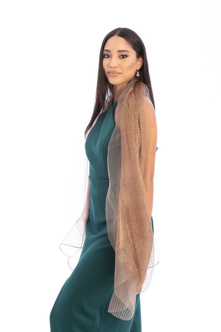 Silk Sparkle Wrap Scarf Peru