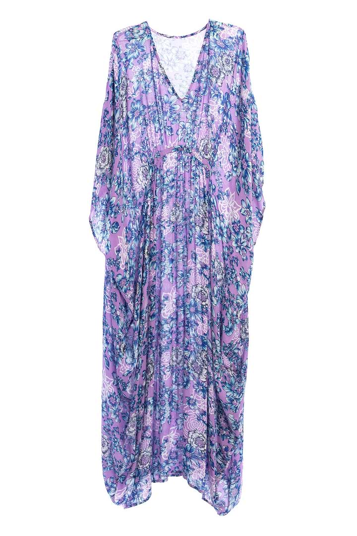Floral Kaftan Maxi Dress