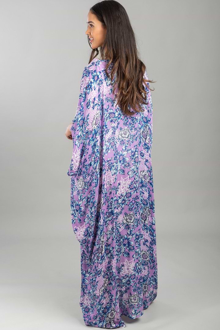 Floral Kaftan Maxi Dress