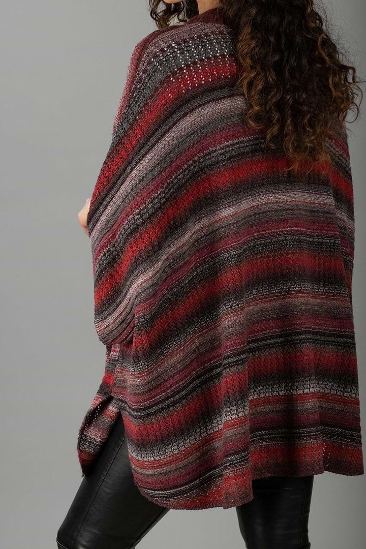 Black Cherry Comfy Cardigan - Firebrick