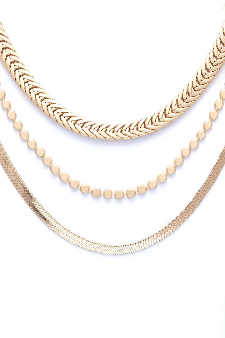 Multi Layer Gold Chain Necklace