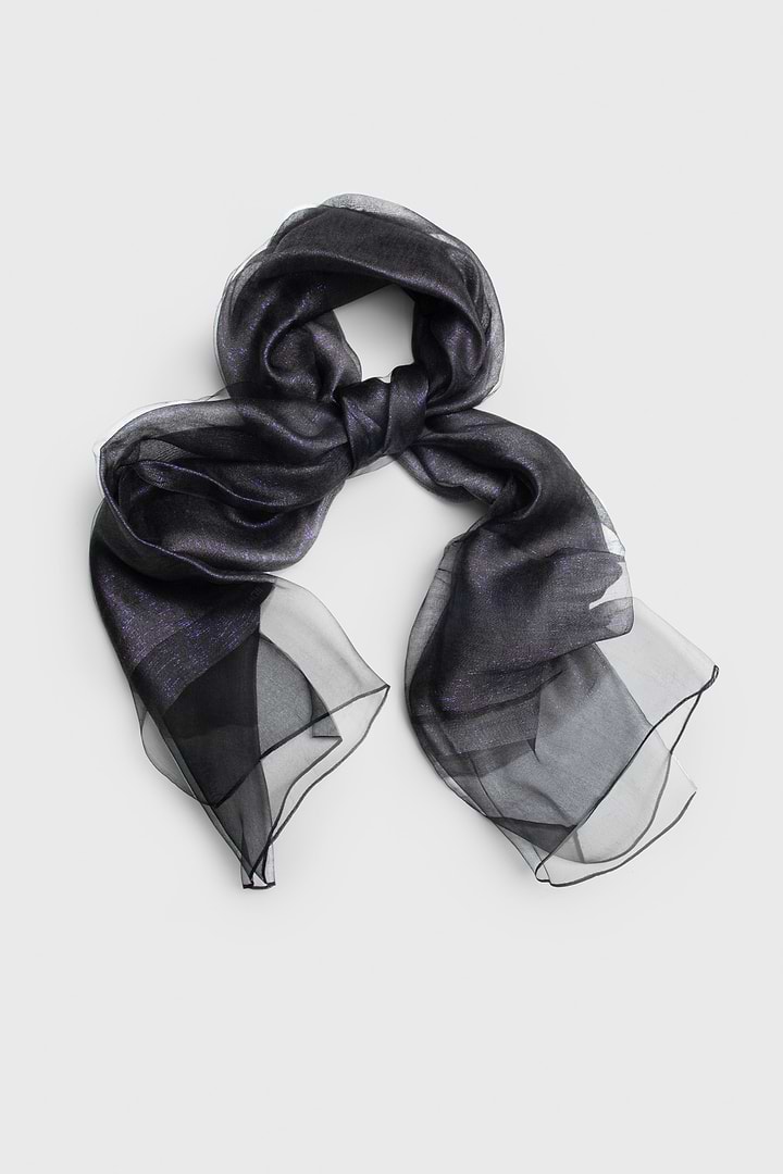Sparkle Sheer Social Wrap - Silk