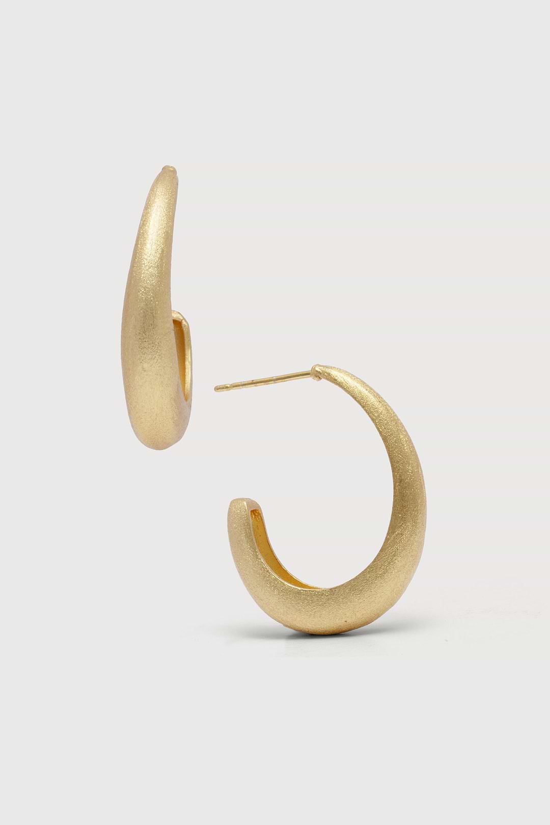 Open Hoop Earrings Gold