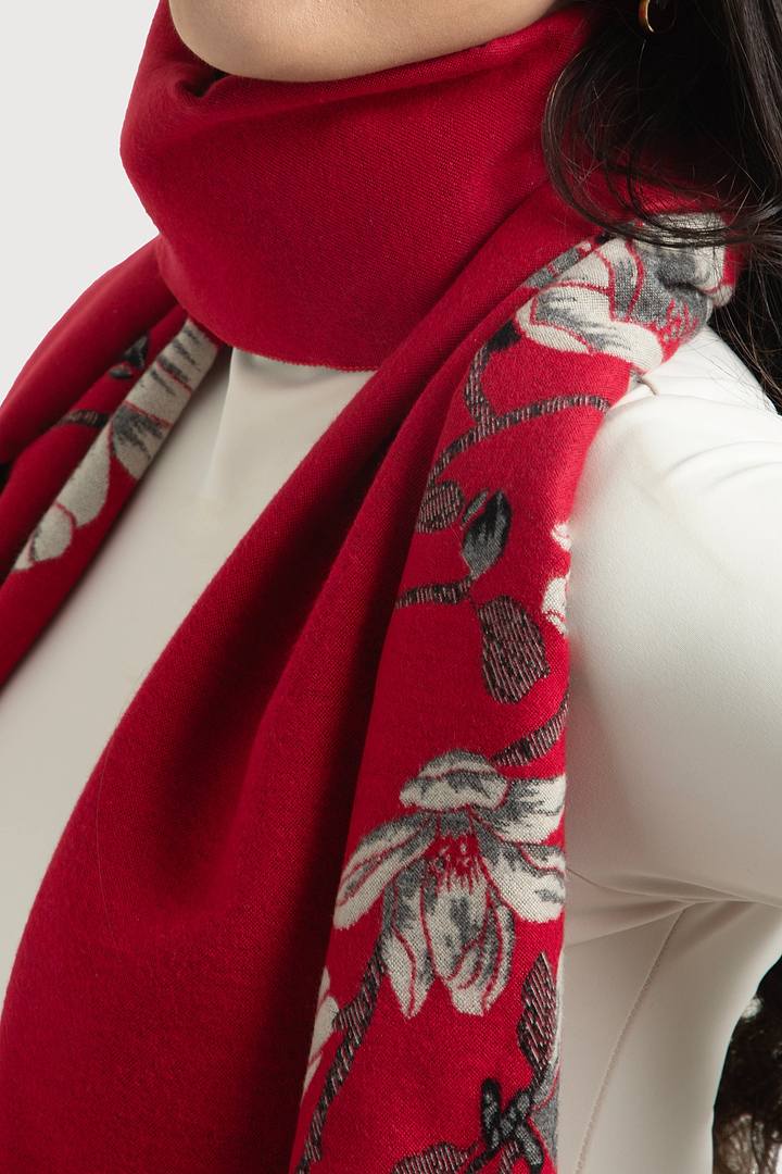 Reversible Scarf - Red