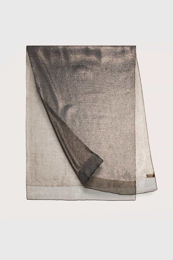 Silk Glimmer Scarf - Gold