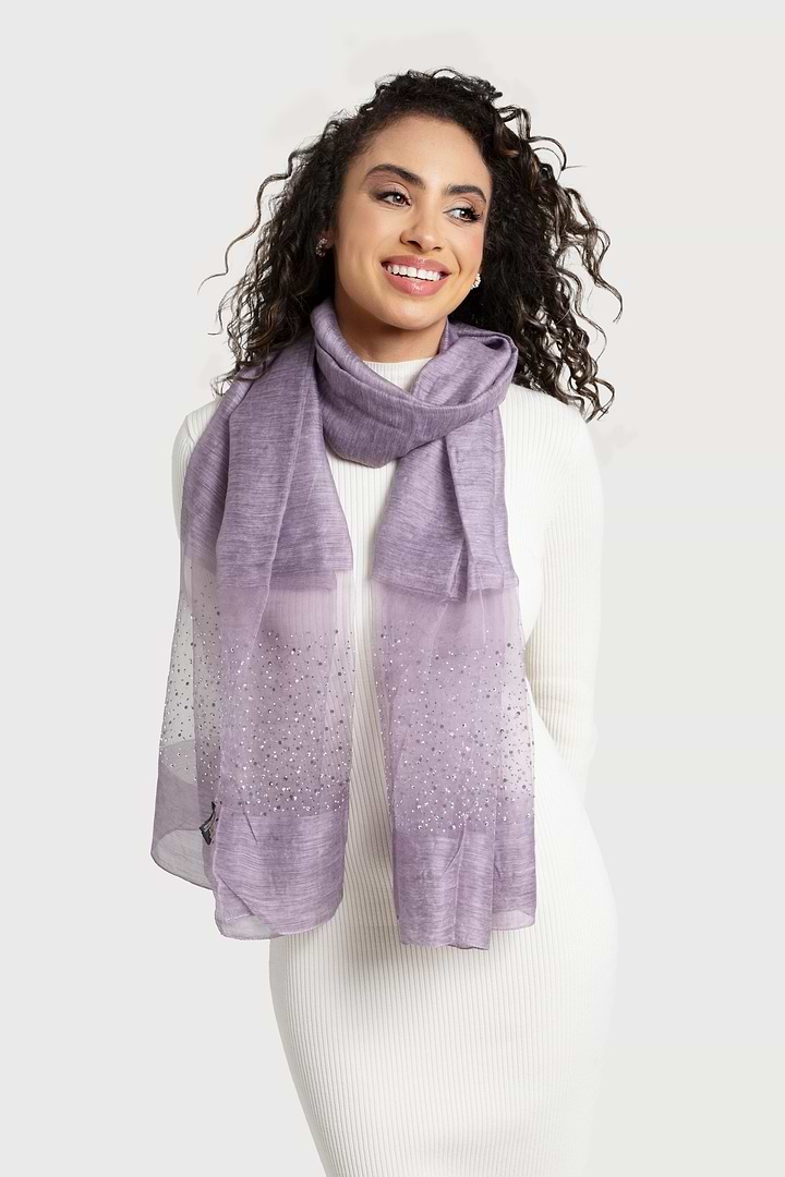 Star Gazer Scarf - Thistle