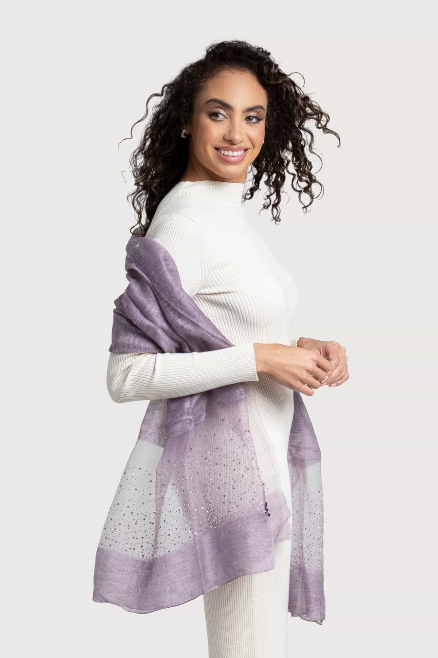 Star Gazer Scarf - Thistle