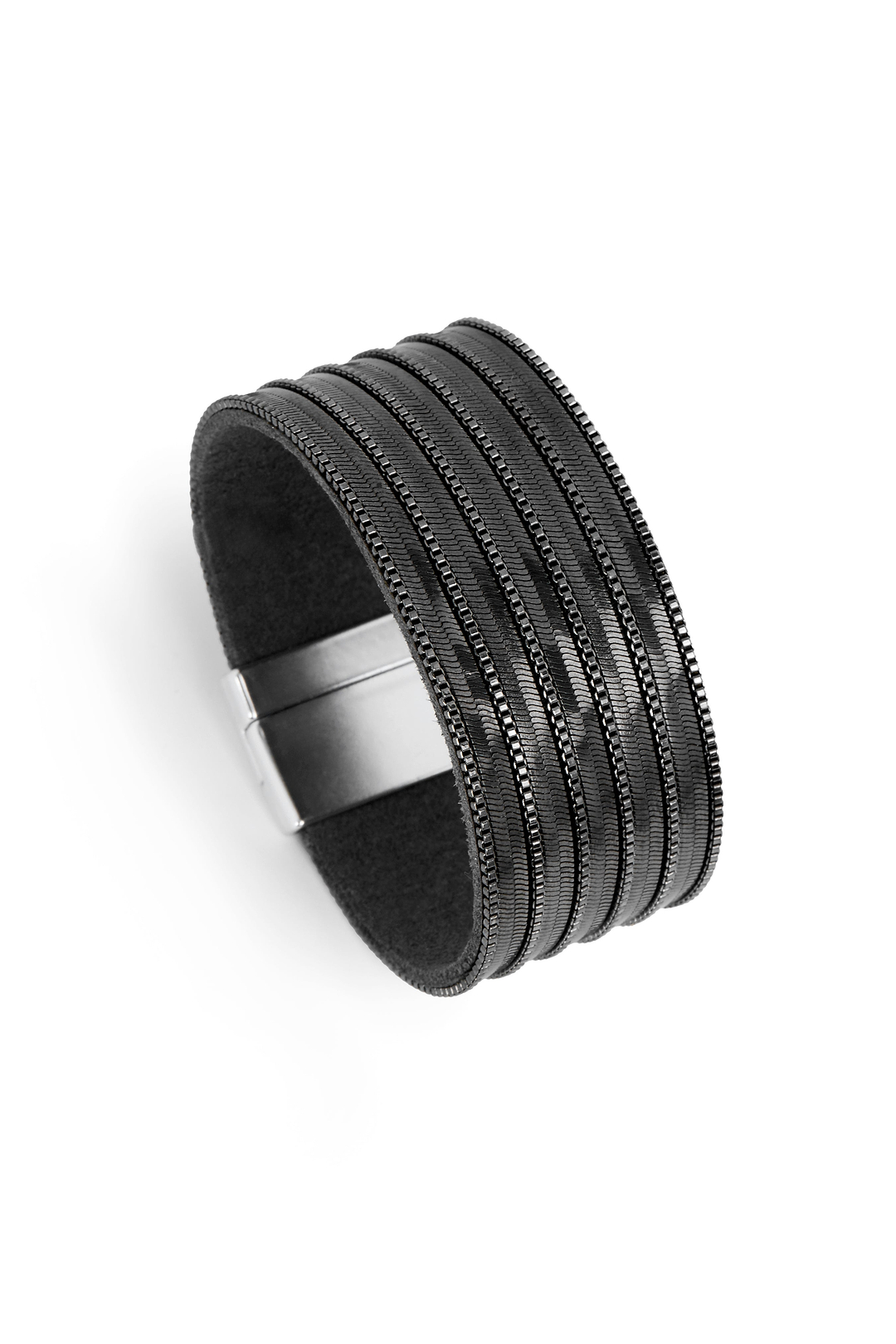 Delicate Chains Vegan Leather - Gunmetal