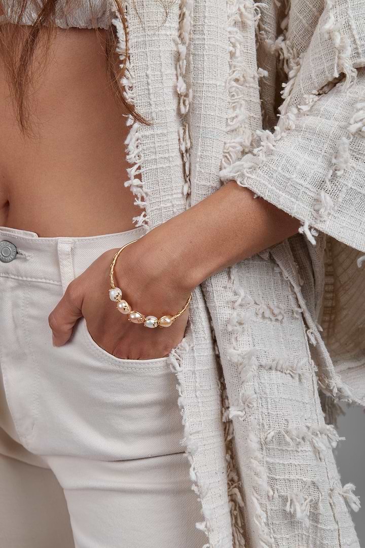 Ivory Fringe Long Jacket - Ivory