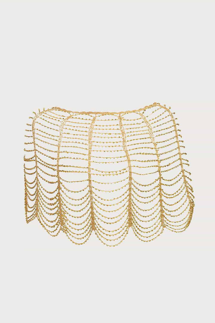 Festive Scallop Beaded Capelet
