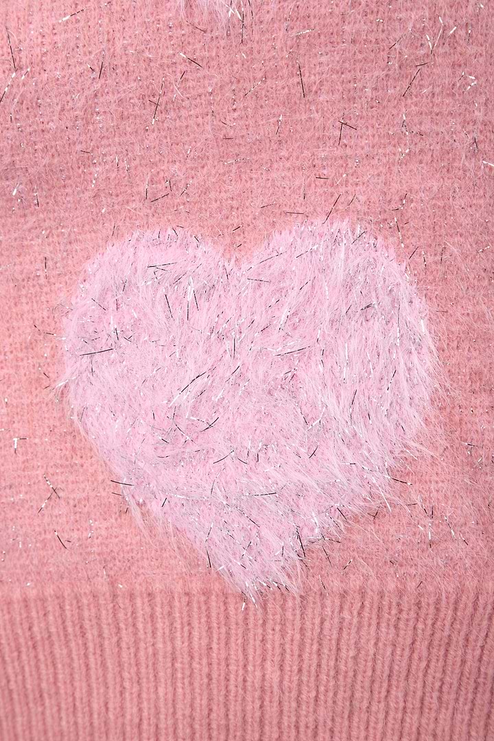 Soft Heart Ombre Cardigan - Fuschia