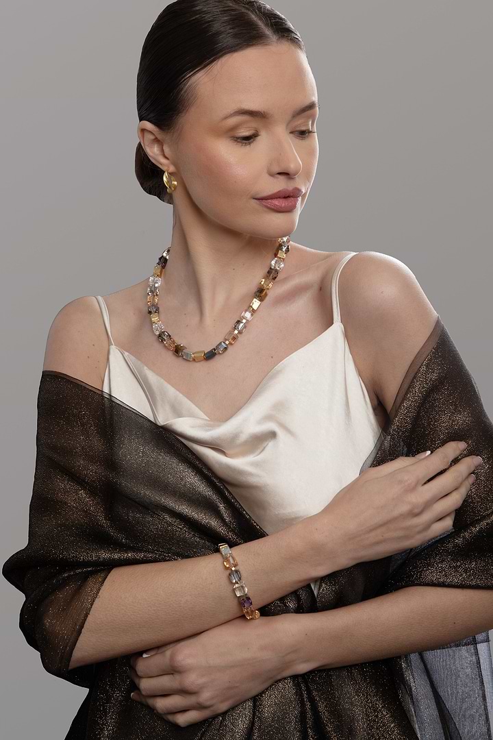 Silk Glimmer Scarf - Black