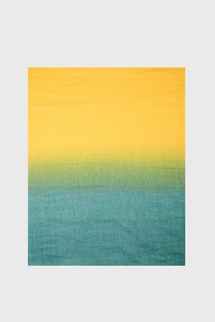 Linen Ombré Scarf - Yellow