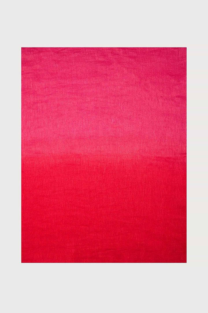 Linen Ombré Scarf - Coral Pink