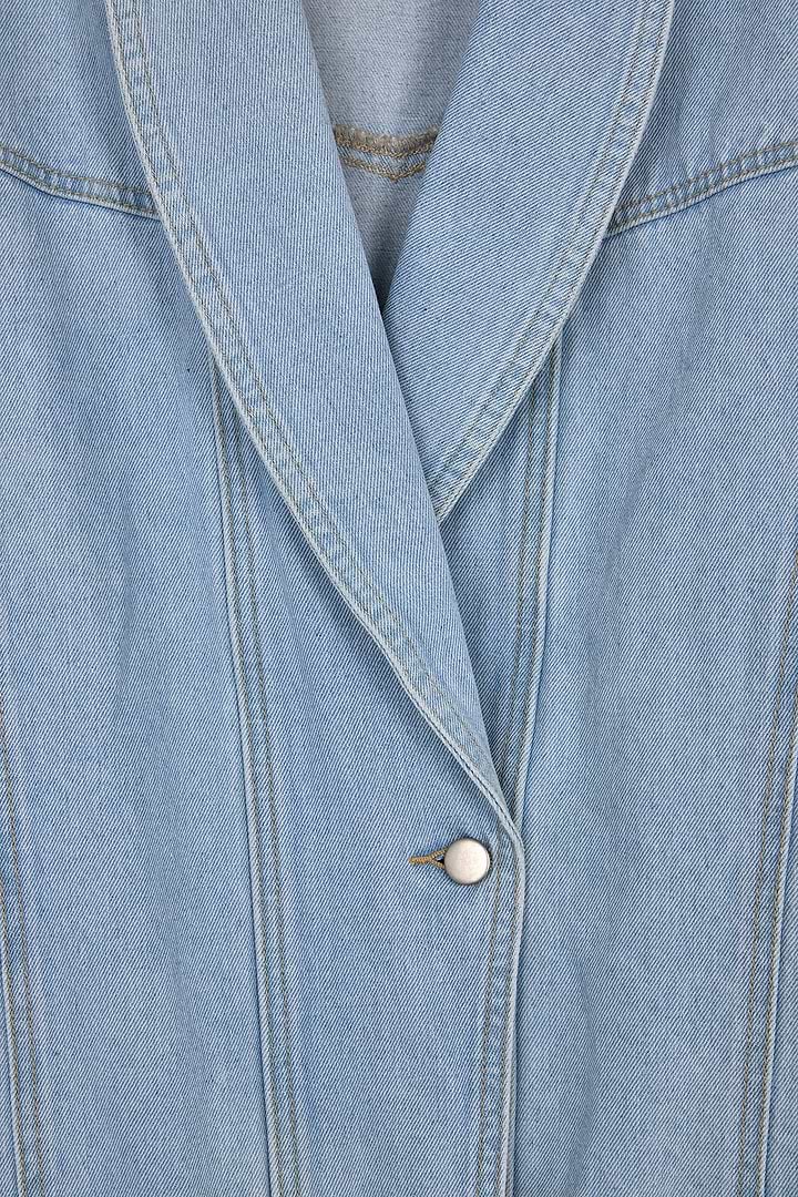 Pearl Knit Denim Jacket