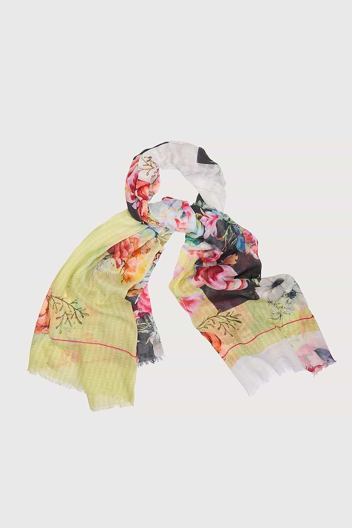 Enchanted Garden Scarf - Light Multi