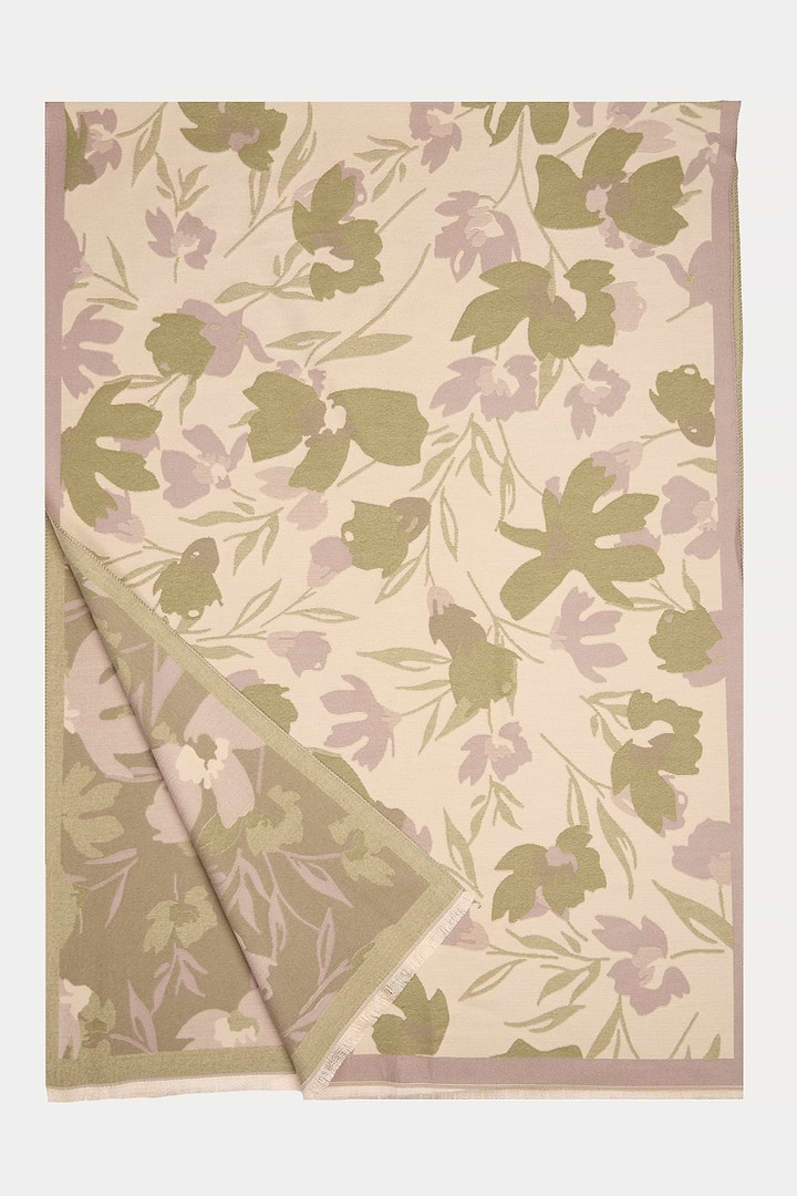 La Floraison Reversible Scarf - Sage