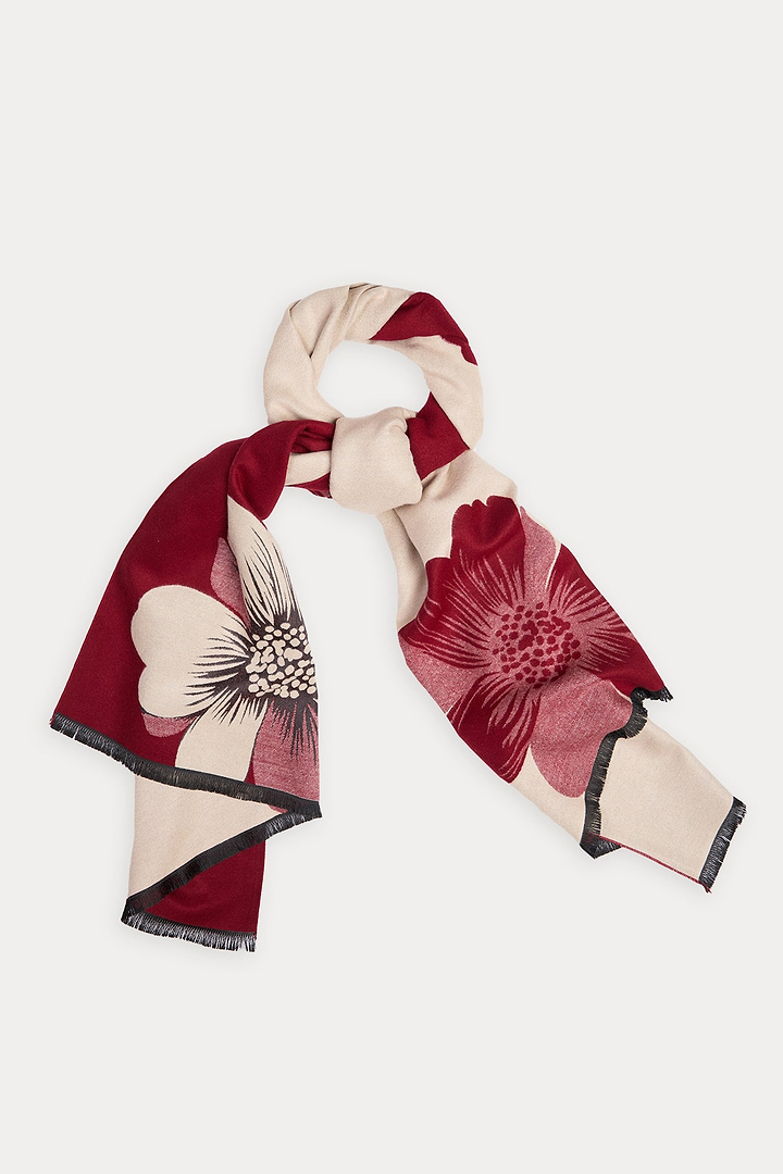 Fresh Floral Reversible Scarf