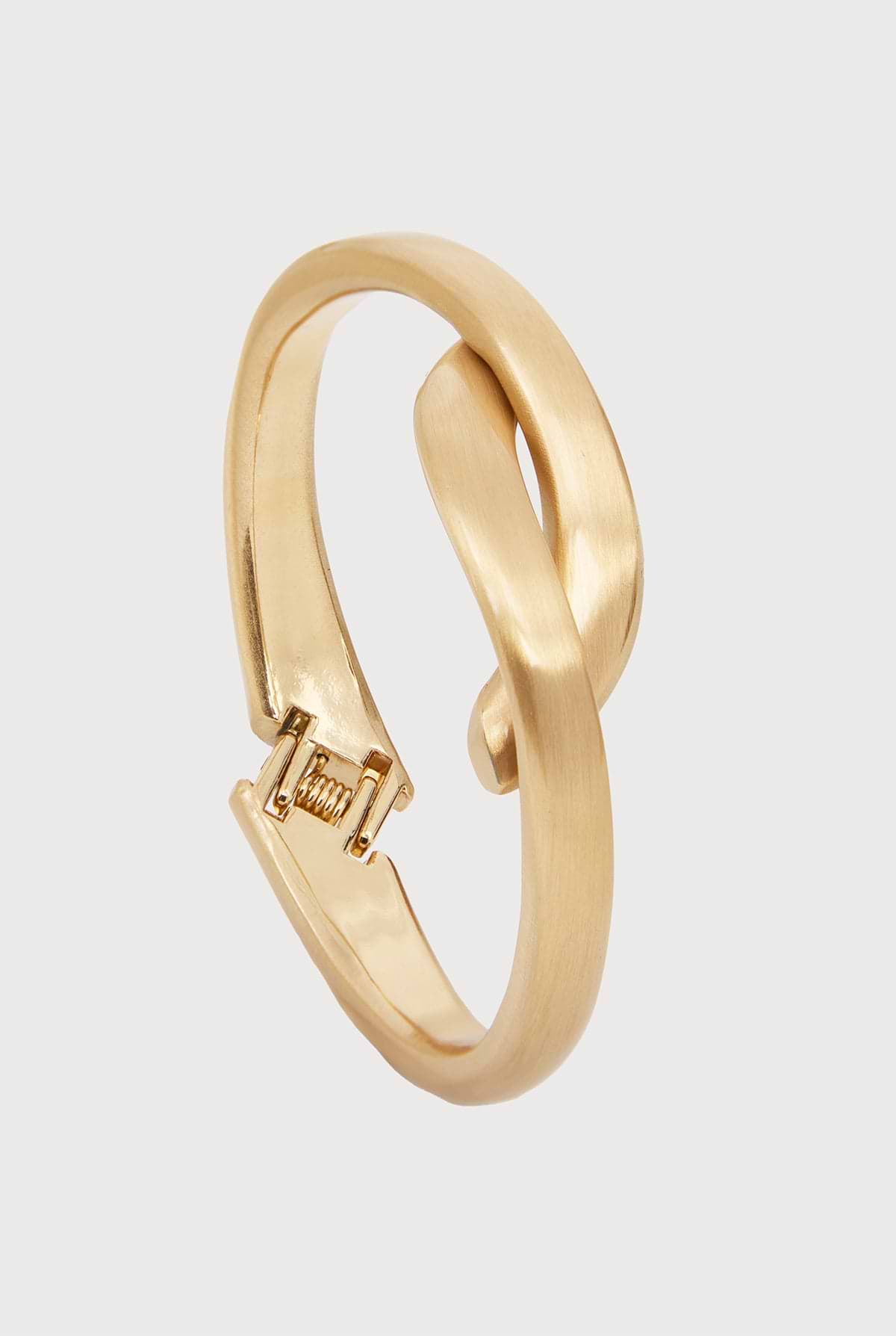 Knotted Cuff Bracelet - Gold
