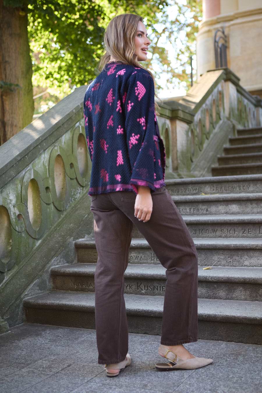 Abstract Bloom Short Jacket