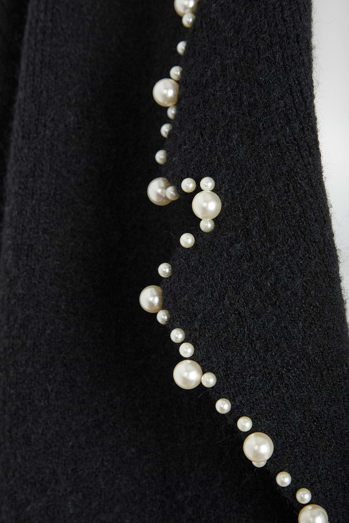 Pearl Trim Short Blazer