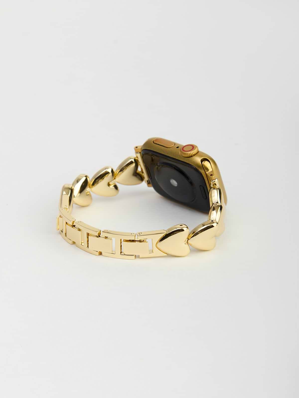 Heart Chain Apple Watch Band - Gold