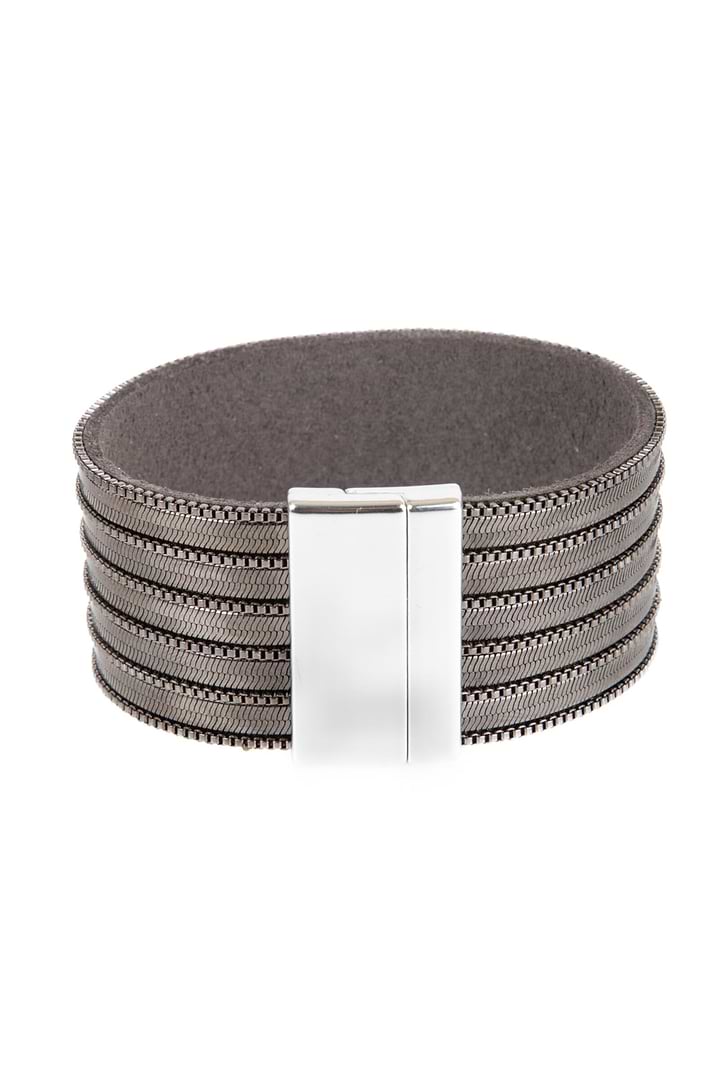 Delicate Chains Vegan Leather - Gunmetal