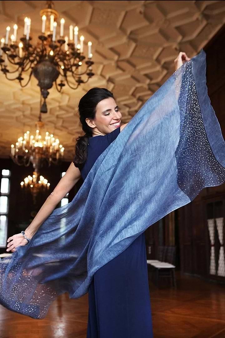 Star Gazer Scarf - Blue