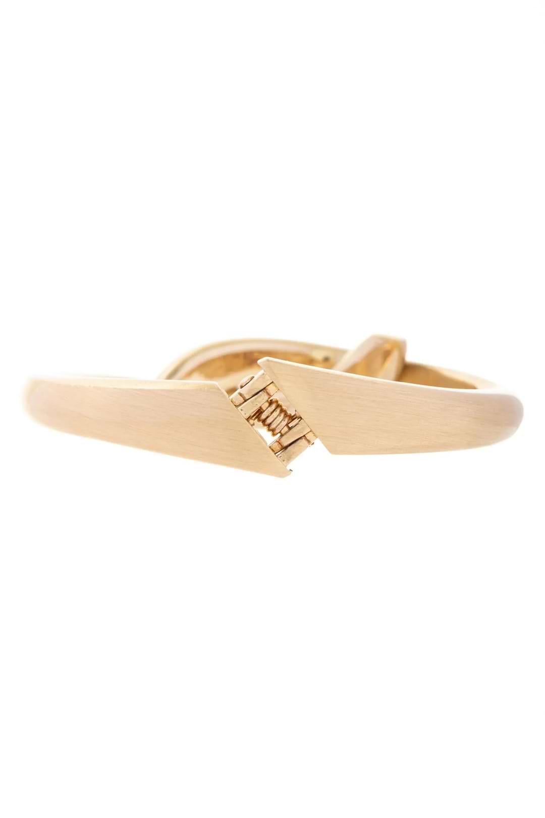 Knotted Cuff Bracelet - Gold