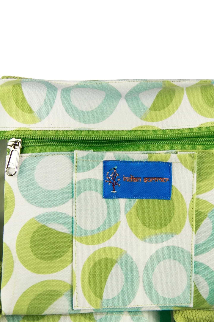 Stylish Circle Pattern Weekend Light Green